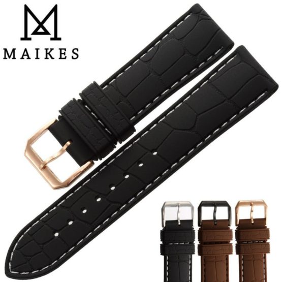 MAIKES Hot Sale New Sports Watches Strap Sweatproof Silicone Watch band