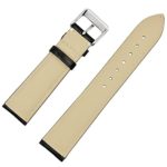 TStrap Black Leather Watch Band 20mm Leather Watch Strap