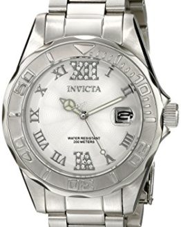 Invicta Women's Pro Diver Analog Silver Watch