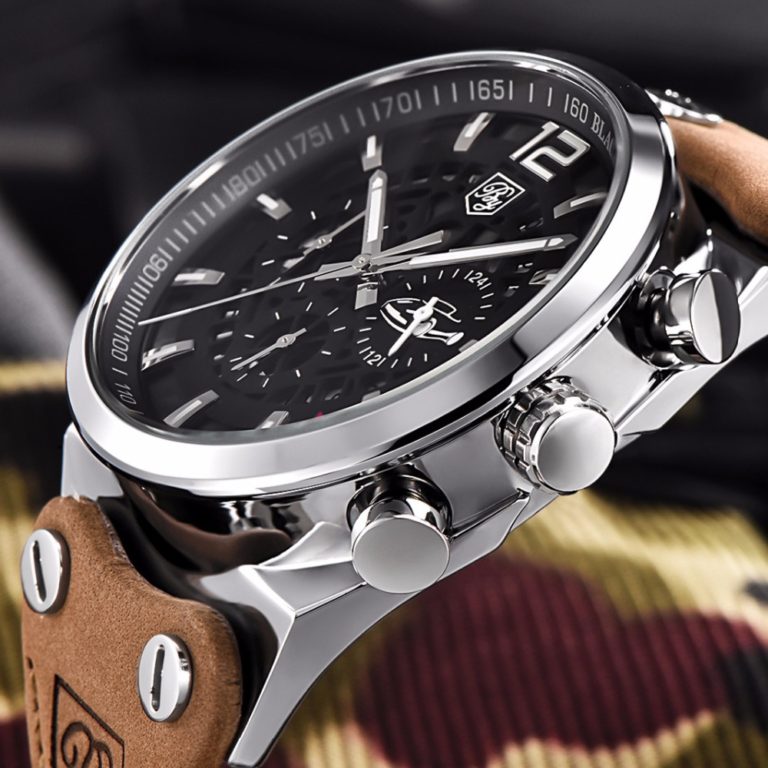 Benyar Men Watch Top Brand Luxury Male Leather Waterproof Sport Quartz Chronograph Military Wrist Watch Men Clock montre homme 1 Benyar Men Watch Top Brand Luxury Male Leather Waterproof Sport