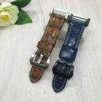 Smart watchband 24mm Quality Genuine Leather Watch band