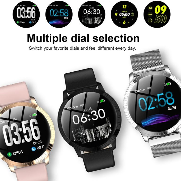 Smart watch IP67 waterproof Tempered Glass Activity Fitness Tracker Heart Rate