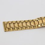 16mm Anti-Allergy Inox Steel Watch Band in Gold Solid Link Metal Watch