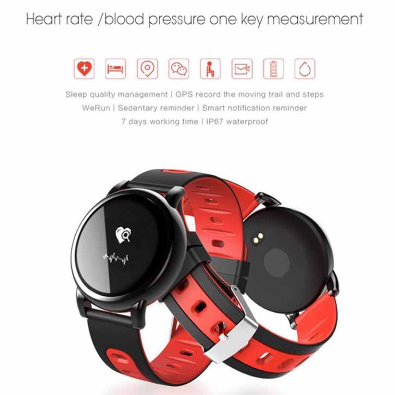 D8 Round Dial Smartwatch Intelligent Silicone Wristband Sport Fitness Men Women Heart Rate Pedometer Smart Watch for Ios Android 2 D8 Round Dial Smartwatch Intelligent Silicone Wristband Sport Fitness