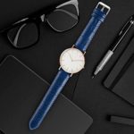 Upgrade Your Watch with 22mm Genuine Leather Quick Release Band – Bamboo Series