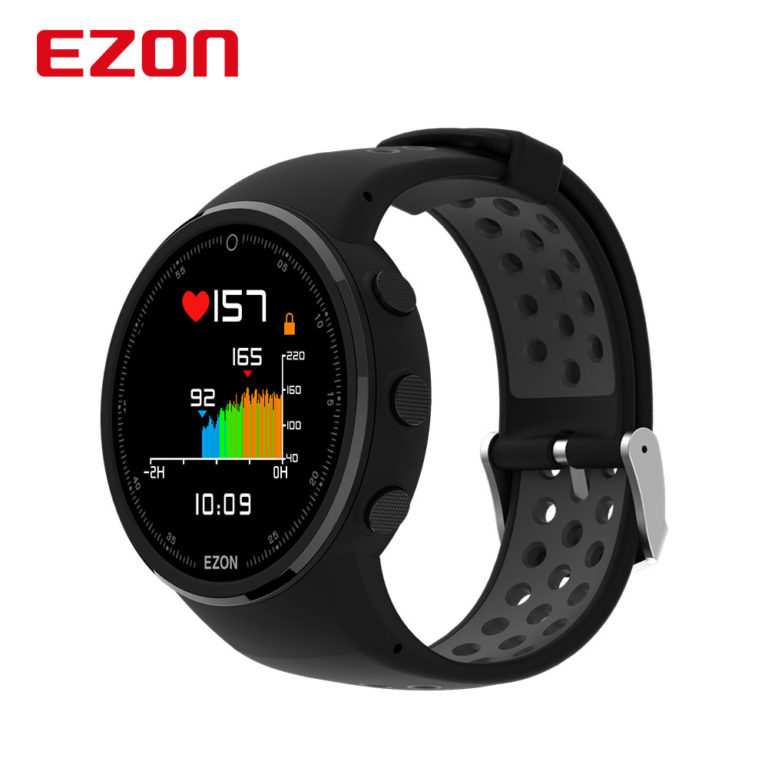 EZON T958 HD Color Screen Optical Heart Rate GPS Smartwatch Bluetooth Marathon Running Mens Watch for Android IOS Phone EZON T958 HD Color Screen Optical Heart Rate GPS Smartwatch