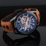 Fashion Brand Designer Men Skeleton Automatic Watches Self Winding