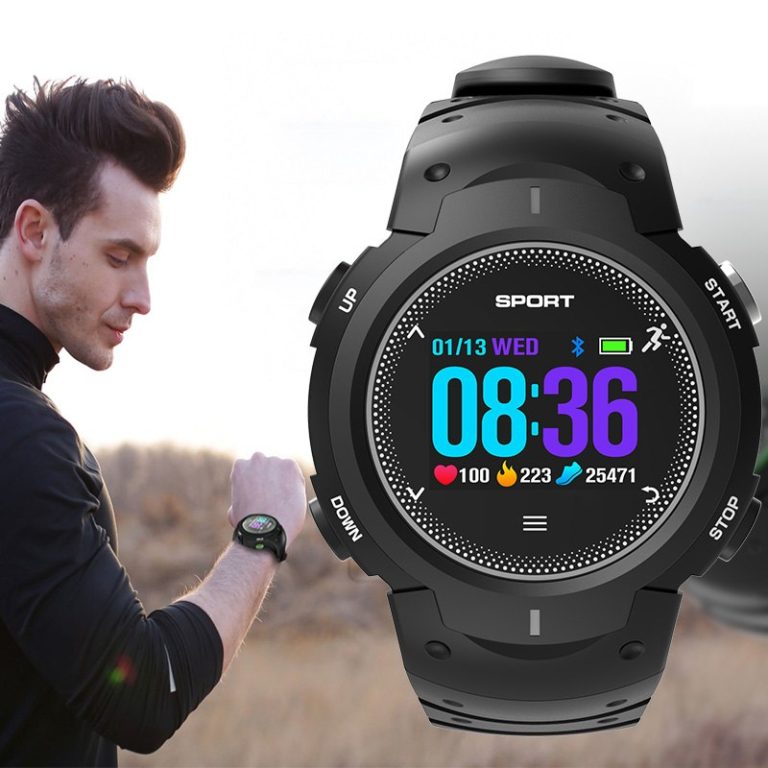 Fitness Bluetooth Smart Watch Men Heart Rate Monitor