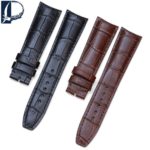 Pesno Croco Alligator Grain Genuine Leather Wristwatch Band Watch