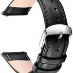 SONGDU Quick Release Leather Watch Band, Full Grain Genuine Leather