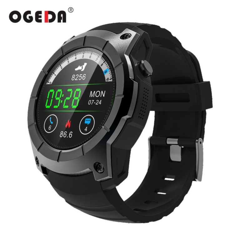2019 OGEDA Fitness watch Men GPS Smart Watch 2018 Sport Heart Rate Barometer Monitor Smartwatch Multi-sport Smart Watch 1 2019 OGEDA Fitness watch Men GPS Smart Watch Sport Heart Rate