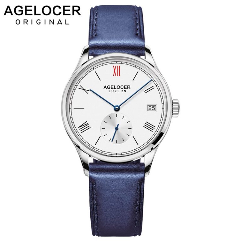 Agelocer brand women bracelet watch France leather ladies wrist watch separate design original watches Roman Numeral 36mm Dial Agelocer brand women bracelet watch France leather ladies wrist watch