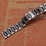 NEW Stainless steel Watchband wrap ceramic Watch accessories