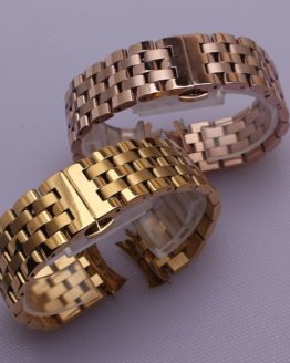 Curved ends watchbands strap bracelet rose gold Watch bands