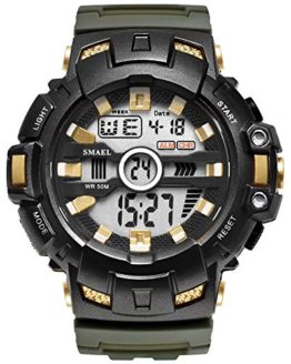 WATCHES FOR MEN Mens Watches Men Digital Analogue Waterproof Military