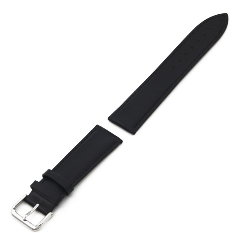 Genuine Leather Watch Band 14mm 16mm 18mm 20mm 22mm 24mm for Baume & Mercier Men Women Strap Wrist Loop Belt Bracelet Black 2 Genuine Leather Watch Band 14mm 16mm 18mm 20mm 22mm 24mm