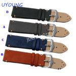 UYOUNG Watchband High Quality Scrub Genuine Leather Watch band