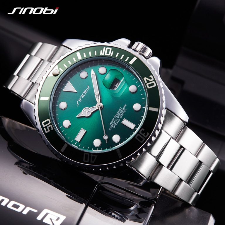 SINOBI Watches Men Top Brand Luxury Wrist Watch