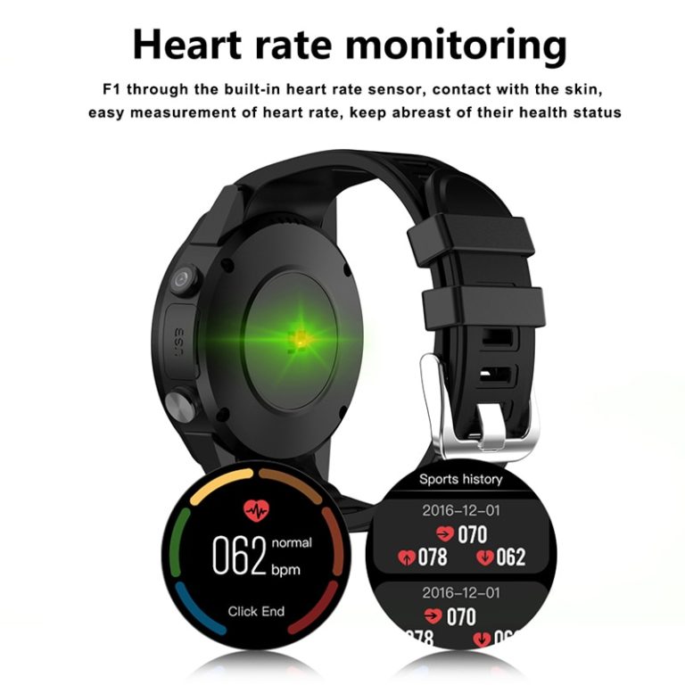New Smart Watch Men GPS Sports Smartwatch F1 Bluetooth Wristwatch