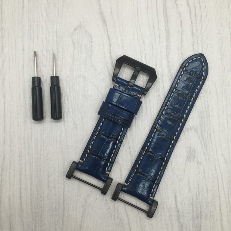 Smart watchband 24mm Quality Genuine Leather Watch band