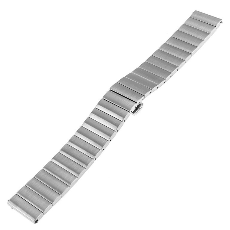 Quick Release Stainless Steel Band for Pebble Time Round 20mm Men Huawei Watch 2 Bradley Timepiece Butterfly Buckle Wrist Strap 2 Quick Release Stainless Steel Band for Pebble Time Round Men Huawei Watch