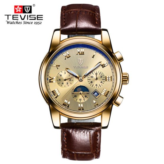 men wrist watch men sport clock TEVISE Luxury brand fashion classic