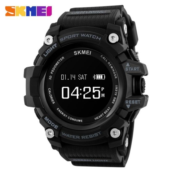 SKMEI Smart Watches Men Bluetooth Heart Rate Top Brand Sport Watch
