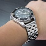 Brushed Silver 316L Solid Stainless Steel Watch Band Bracelet