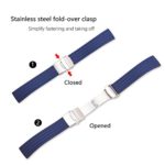 Ullchro Silicone Watch Strap Replacement Rubber Watch Band