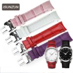 ISUNZUN Women Watch Band For Tissot Watch Strap Genuine leather