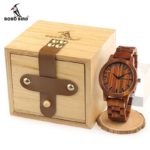 2017 New Design Luxury BOBO BIRD Brand Men Watches Wooden