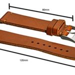 Hand Made Genuine Vintage Leather Watch Strap with Quick Release Steel