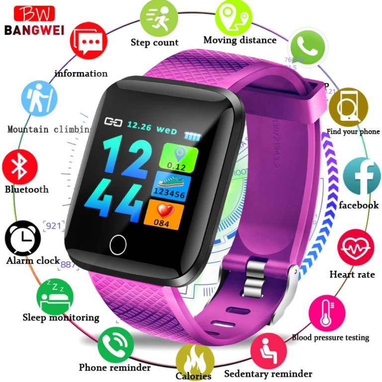 BANGWEI Heart rate blood pressure health monitor Smart Watch