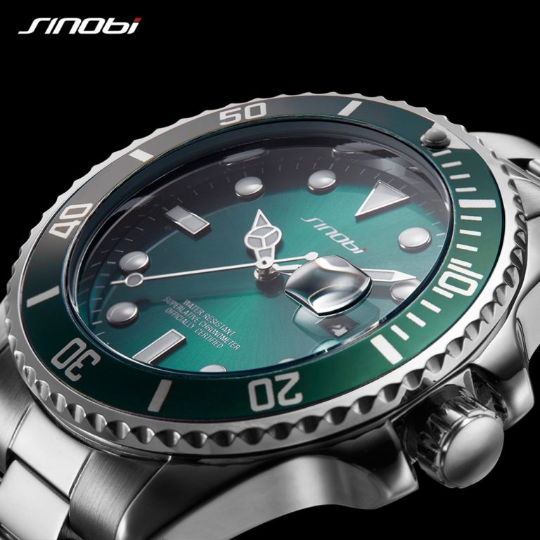 SINOBI Watches Men Top Brand Luxury Wrist Watch