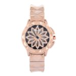 GOOD LUCK Floral Rotation Watch Women Crystals Watches