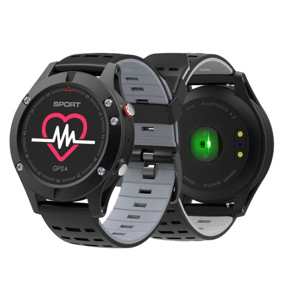 2018 Men F5 GPS Smart Watch Altimeter Barometer Thermometer Bluetooth