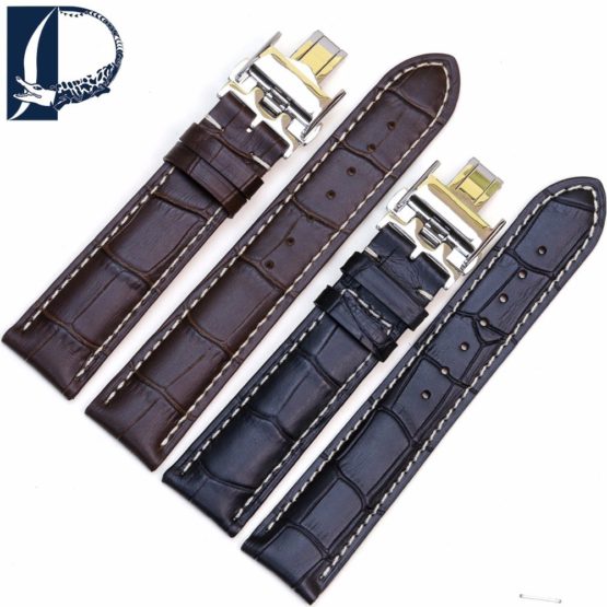 Pesno New Arrived Men and Women Genuine Leather Buckle Strap Watch Band