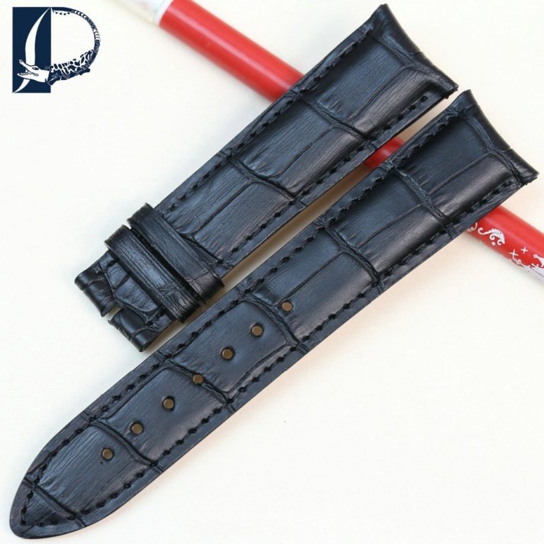 Pesno New Watchbands 20mm Crocodile Alligator Grain Genuine Calfskin Calf Leather Watch Band Strap for Vacheron-Constantin 2 Pesno New Watchbands 20mm Crocodile Alligator Grain Genuine Leather