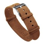 Barton Leather NATO Style Watch Straps - Choose Color, Length & Width