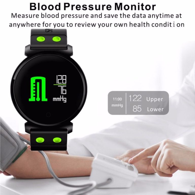 K2 Round Bluetooth Smartwatch IP68 Waterproof Heart Rate/Blood Watches