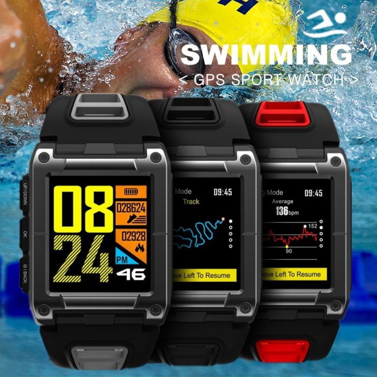 COXRY Swimming Sport Watch GPS Smart Watch Men Compass Bluetooth Running SmartWatch Waterproof Heart Rate Monitor Men's Watches 1 COXRY Swimming Sport Watch GPS Smart Watch Men