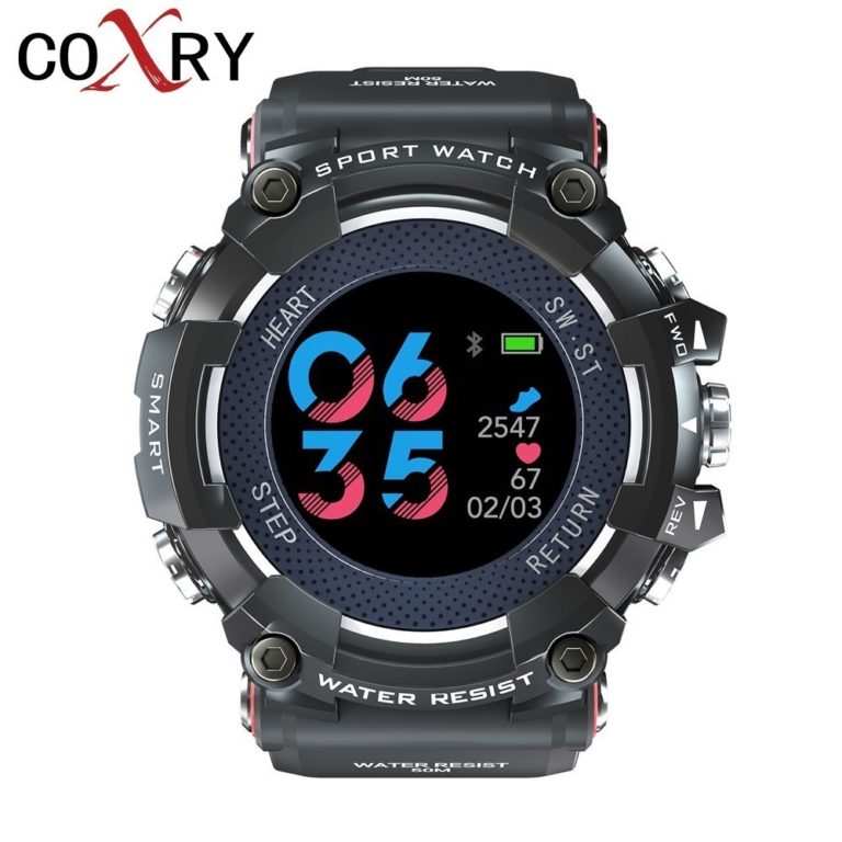 COXRY Color Smart Watches Men Heart Rate Monitor Sports Watches For Running Pedometer Men Digital Watch Waterproof Smartwatch 1 COXRY Color Smart Watches Men Heart Rate Monitor Sports Watches