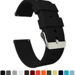Barton Silicone Watch Bands - Quick Release Straps - Choose Color & Width