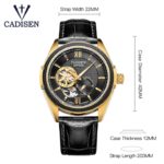 New Luxury Golden Mechanical Automatic Wrist Watch