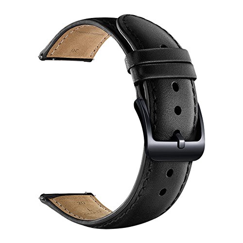 LEUNGLIK 20mm Watch Band Quick Release Leather Watch Bands