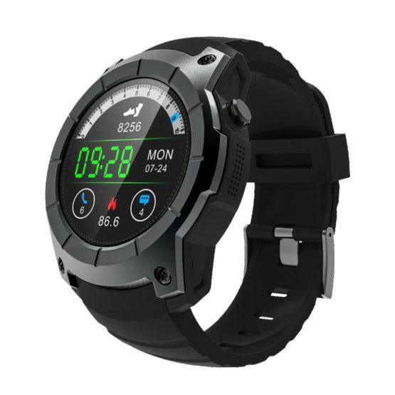 OGEDA Men GPS Smart Watch Sport Heart Rate Barometer Monitor
