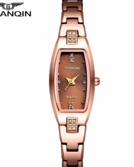GUANQIN Luxury Brand Tungsten Steel Watches Women Quartz