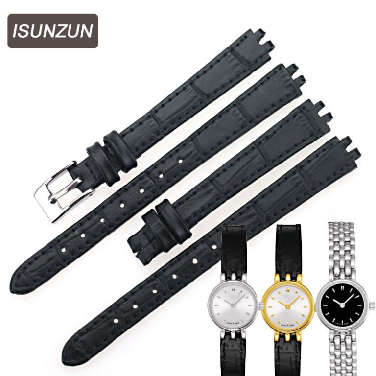ISUNZUN Women Watch Band For Tissot T058 T058009 Genuine Leather Watchband Female special Brand Leather Straps Nato Strap 1 ISUNZUN Women Watch Band For Tissot Genuine Leather Watchband