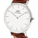 Daniel Wellington Women's 0607DW St. Mawes Watch: Timeless Elegance in Brown Leather and Stainless Steel