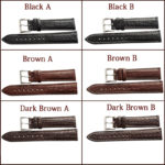 MAIKES 14mm-24mm HQ Genuine Alligator Leather Strap Watch Band